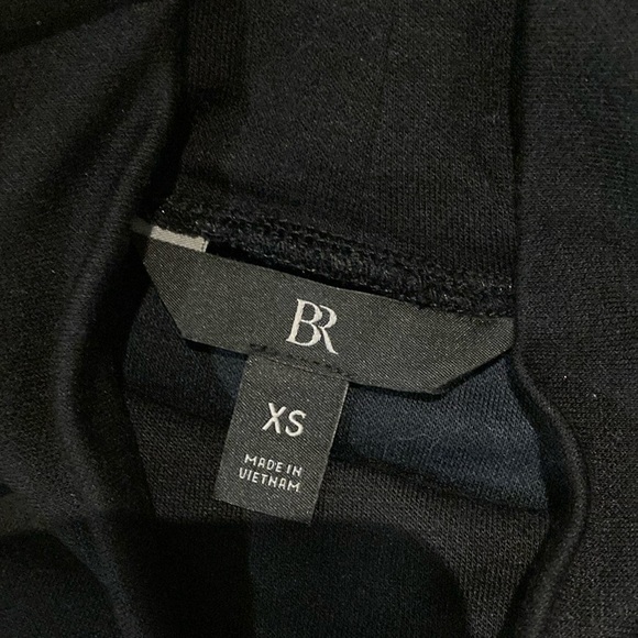 Banana republic black sleeveless mock turtleneck dress, size XS - Picture 2 of 7